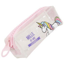 Jeux 2 momes Trousse Translucide Licorne 21x8x7 cm