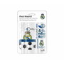 CERDÁ Set de Papeterie Mini Mochila Real Madrid en Polyester Bleu Royal - 19,5 x 22,5 x 4,5 cm