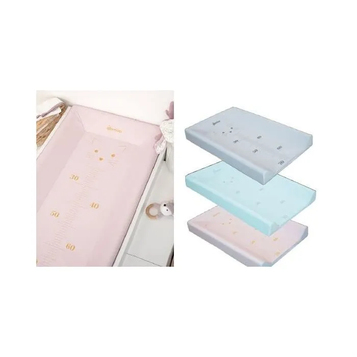 Domiva - Matelas à langer premium avec rebords surélevés et toise intégrée, sécurité et confort pour bébé - Nude - 50 * 80 cm Domiva - Matelas à langer premium avec rebords surélevés et toise intégrée, sécurité et confort pour bébé - Nude - 50 * 80 cm