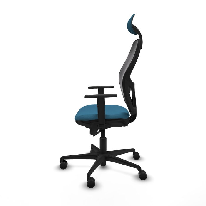 Piqueras y Crespo Chaise de Bureau Jorquera Vert pétrole et Noir