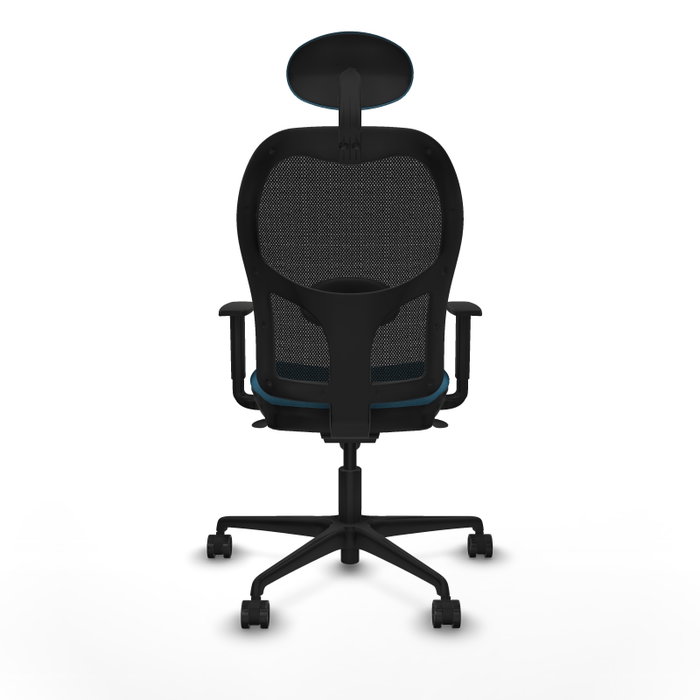 Piqueras y Crespo Chaise de Bureau Jorquera Vert pétrole et Noir