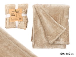 GIFTDECOR Manta Sedalina Marron 130x160cm