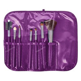 Bifull Set d'étui 7 pinceaux de maquillage Tika Purple