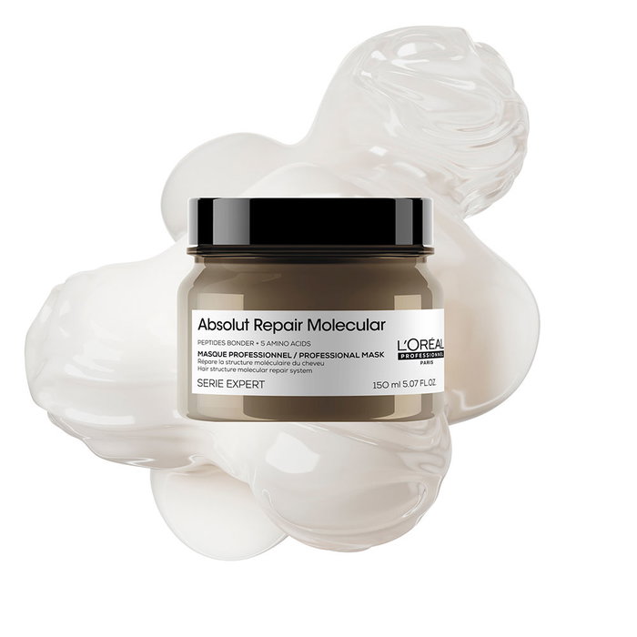 L'Oréal Professionnel Paris Masque Absolut Repair Moléculaire pour Cheveux Abîmés 150 ml L'Oréal Professionnel Paris Masque Absolut Repair Moléculaire pour Cheveux Abîmés 150 ml