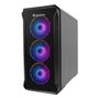 Genesis Boîtier PC Irid 503 ARGB Mini Tower Noir, 4 Ventilateurs 120mm ARGB, Vitre Trempée