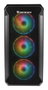 Genesis Boîtier PC Irid 503 ARGB Mini Tower Noir, 4 Ventilateurs 120mm ARGB, Vitre Trempée