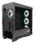 Genesis Boîtier PC Irid 503 ARGB Mini Tower Noir, 4 Ventilateurs 120mm ARGB, Vitre Trempée