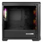Genesis Boîtier PC Irid 503 ARGB Mini Tower Noir, 4 Ventilateurs 120mm ARGB, Vitre Trempée