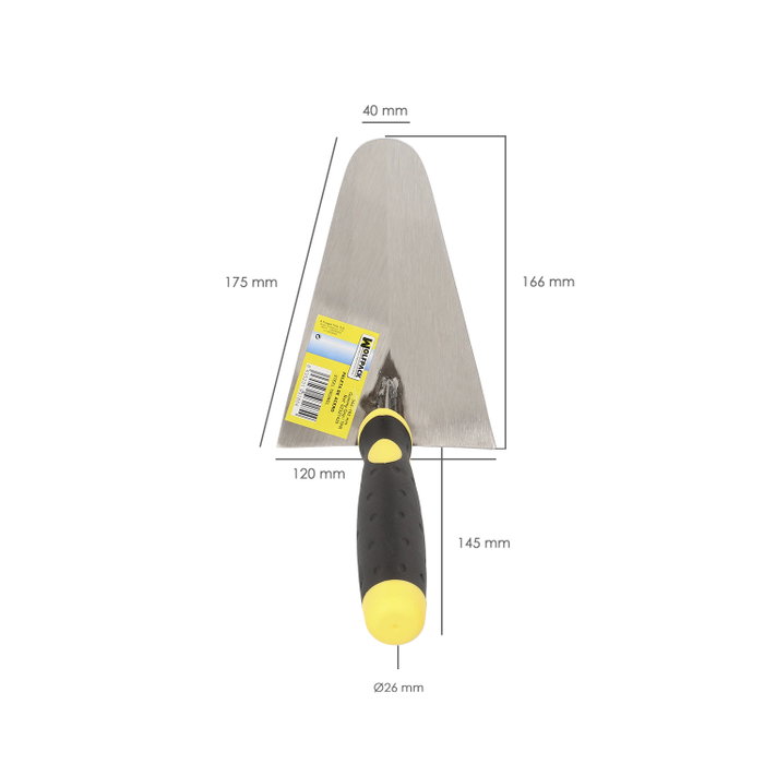 WOLFPACK LINEA PROFESIONAL Truelle Wolfpack Gummy-grip 344 / 165 mm. WOLFPACK LINEA PROFESIONAL Truelle Wolfpack Gummy-grip 344 / 165 mm.