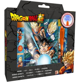 KIDS LICENSING Agenda avec stylo magique Dragon Ball Super - Format 23 x 22 x 3 cm