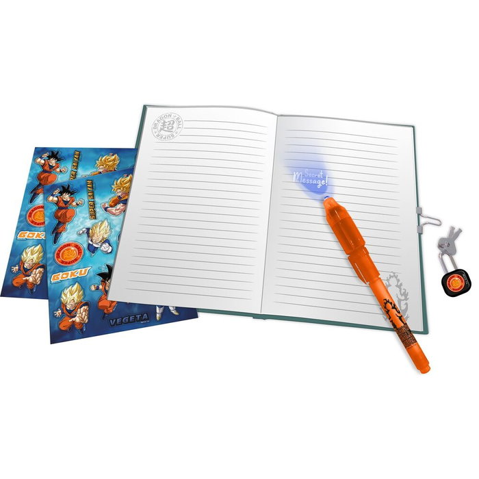 KIDS LICENSING Agenda avec stylo magique Dragon Ball Super - Format 23 x 22 x 3 cm