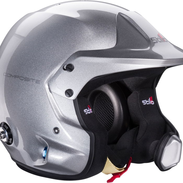 Stilo Venti WRC Composite Snell Sa2020 Fia 8859-15 Hans Fia8858-10 Casque Rally Gris Intérieur Noir 59