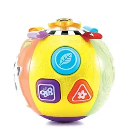 VTech Baby - Lumi Balle des Animaux, Balle interactive et éducative avec sons, lumières et textures pour bébés de 6 à 36 mois