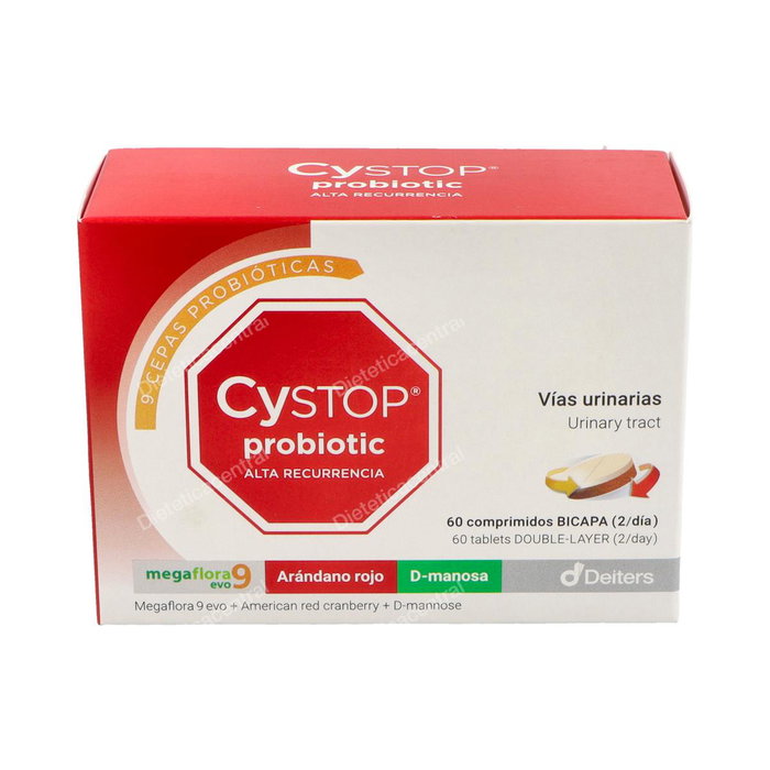 Deiters Cystop Probiotic Megaflora Evo 9 60 comprimés Deiters Cystop Probiotic Megaflora Evo 9 60 comprimés