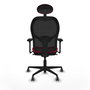 Chaise de Bureau avec Appui-tête Jorquera Piqueras y Crespo 3D036G1 Rouge
