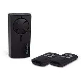 SCS SENTINEL - RadioGate Kit - Kit Récepteur Radio Universel 12/24V pour Portail et Garage - Inclut 2 Télécommandes à Boutons Gris