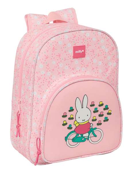 Safta - Sac à dos enfant transformable en chariot de marche Miffy Flores - 26x34x11 cm - À partir de 3 ans Safta - Sac à dos enfant transformable en chariot de marche Miffy Flores - 26x34x11 cm - À partir de 3 ans