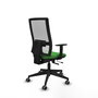 Piqueras y Crespo Chaise de Bureau Horna Vert et Blanc