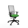Piqueras y Crespo Chaise de Bureau Horna Vert et Blanc