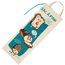 Cook Concept Sac à pain en coton 27x70 cm assorti