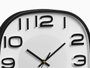 GIFTDECOR Horloge Carrée 30x30 cm - Noir et Argent