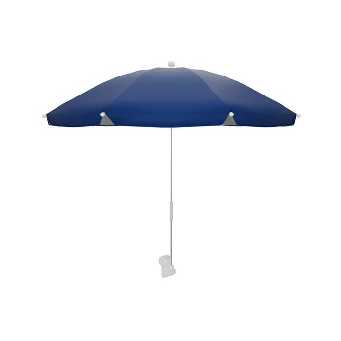 Marbueno 10306AO Parasol pour Chaise Nylon Acier Bleu Foncé 80 cm Plage Piscine