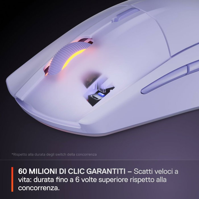Souris SteelSeries 62525 Lavande