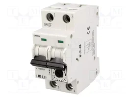 EATON ELECTRIC Interrupteur de moteur 2,2kW 220÷440VAC 4÷6,3A pour rail DIN Z-MS-6.3/2