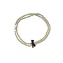 Shiseido Bracelet en métal avec perle blanche