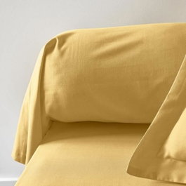 Today Taie de traversin Essential Ocre 45 x 185 cm