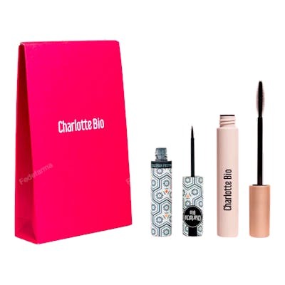 CHARLOTTE BIO Set de maquillage pour les yeux Mascara Noir et Crayon CHARLOTTE BIO Set de maquillage pour les yeux Mascara Noir et Crayon