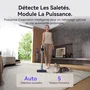 Narwal V40 Aspirateur Balai sans Fil avec Station d'Auto-Vidage - 28000 Pa - Autonomie 120 min - Anti-Emmelement des Poils