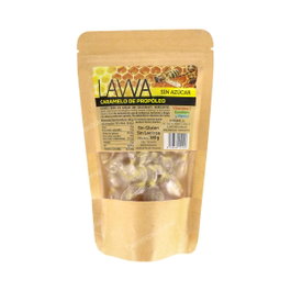 LAVVA Caramelo Dur au Miel Propolis Vitamine C Menthol sans Sucre 100g
