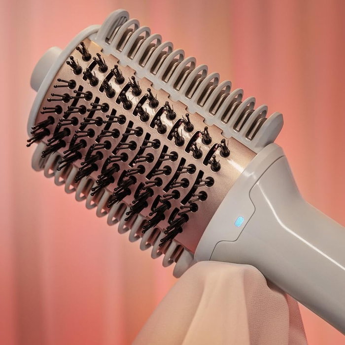 Brosse sèche-cheveux ionique Cecotec Air DryBold 1200W, 3 temp., volume, blanc Brosse sèche-cheveux ionique Cecotec Air DryBold 1200W, 3 temp., volume, blanc