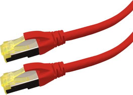 LOGON PREMIUM Câble Ethernet CAT6A S/FTP Rouge 20m