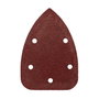 WOLFPACK LINEA PROFESIONAL Feuilles de ponçage delta velcro grain 80, pack de 10 pièces