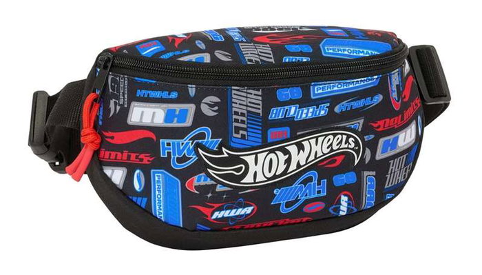 Safta Riñonera Hot Wheels pour enfants - 23 x 14 x 9 cm - Sac à taille - À partir de 36 mois