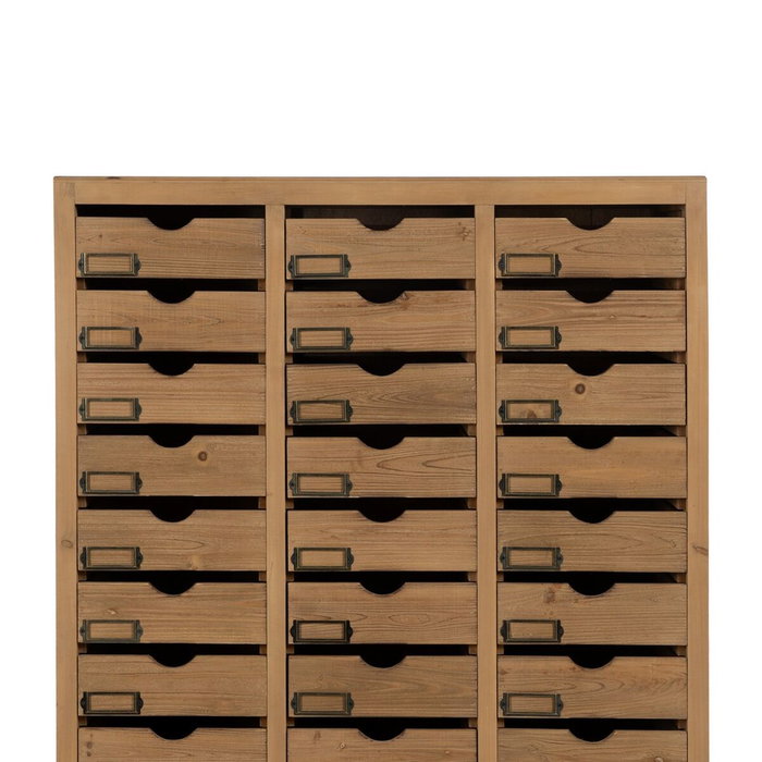 BigBuy Home Caisson à Tiroirs Beige Bois d'épicéa et MDF