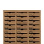 BigBuy Home Caisson à Tiroirs Beige Bois d'épicéa et MDF