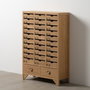 BigBuy Home Caisson à Tiroirs Beige Bois d'épicéa et MDF