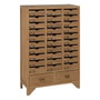 BigBuy Home Caisson à Tiroirs Beige Bois d'épicéa et MDF