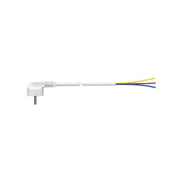 Solera Câble avec fiche de type F blanc 2 m 3x1,5mm 16A 250V