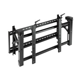 TooQ Support Mural VESA pour TV 45-70 Pouces Noir 70kg 200x200 à 800x400 mm Inclinable Orientable