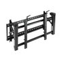 TooQ Support Mural VESA pour TV 45-70 Pouces Noir 70kg 200x200 à 800x400 mm Inclinable Orientable