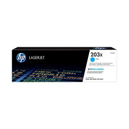 HP Toner Original LaserJet 203X Cyan - Haut Rendement 2500 Pages - CF541X