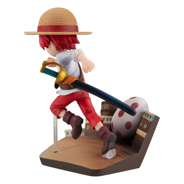Megahouse One Piece G.E.M. Series statuette Shanks Run! Run! Run!