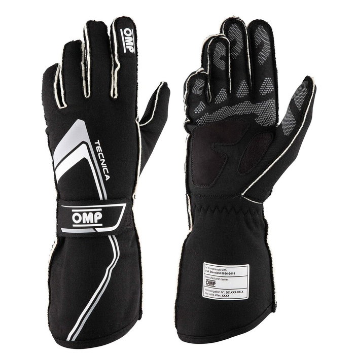 Omp Gants Technique FIA 8856-2018 Noir XL Omp Gants Technique FIA 8856-2018 Noir XL