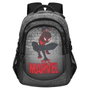 Karactermania Run. Plus FAN Spin Mochila Sac à dos Spider-Man 44x34x21 cm Grande capacité avec compartiments et port USB