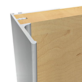 HERRAJES ALK Profil tirador aluminium LIA 2,60 argent mat