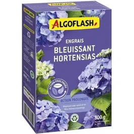 Algoflash Naturasol Engrais Bleuissant pour Hortensias Action Prolongée 800g - Riche en Fer - Utilisable en Agriculture Biologique